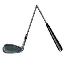 Image Of A Broken Golf Club