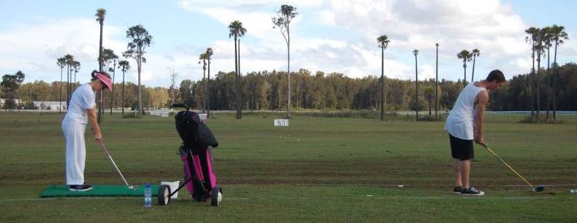 People Hitting Balls Down The Driving Range At Forster - Tuncurry Driving Range And Water Golf